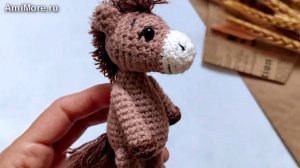 Амигуруми: схема Мини Лошадка. Игрушки вязаные крючком.
