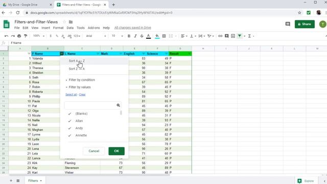 Filters and Filter Views in Google Sheets смотреть онлайн