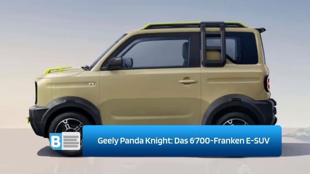 Geely Panda Knight: Das 6‘700-Franken E-SUV смотреть онлайн