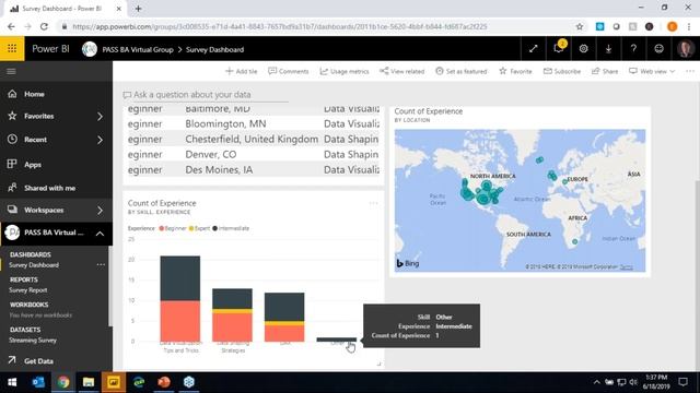 Power BI Streaming Datasets with Microsoft Flow with Devin knight смотреть онлайн