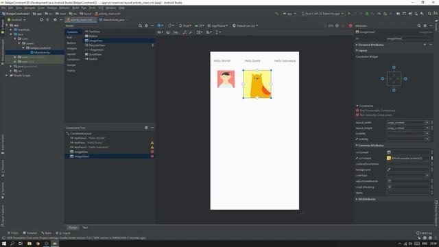 Belajar Constraint layout solusi tampilan responsive - Java - Android Studio - Indonesia #eps12 смотреть онлайн