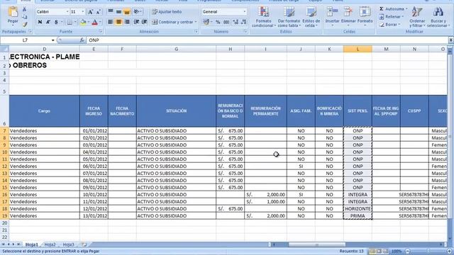 Parte 2 Planillas electronicas en Excel Plame смотреть онлайн