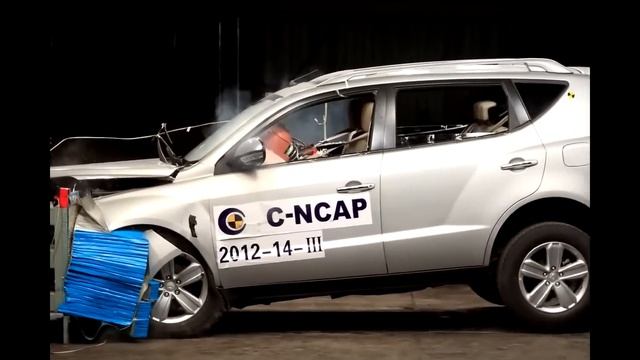 Краш-тесты китайских автомобилей. Краш-тест Geely Emgrand X7 смотреть онлайн