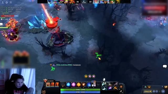 ИНБОССИК НА ИНВОКЕРЕ ПРОТИВ СМУРФА НА АРК ВАРДЕНЕ | INBOSSIK DOTA STREAM | ПАТЧ 7.33 смотреть онлайн