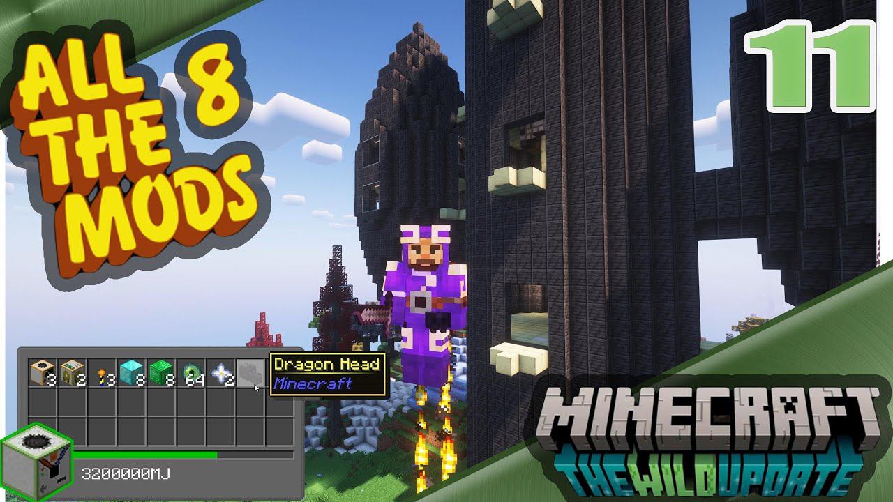 Chunk Destroyer Ультрафарм ресурсов! Ore Processing удвоение руд Механизмом #atm8  #allthemods8