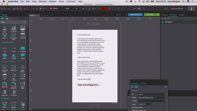 Editar estilos de template en Justinmind смотреть онлайн