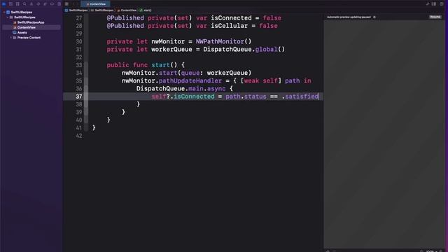 Network Monitoring in SwiftUI смотреть онлайн