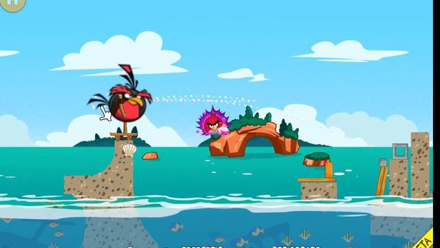 Angry birds seasons mod revial №3 (Новогодний разнос свиней и... чётвёртой стены!?) ВИТЯ ТВ смотреть онлайн