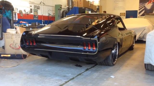 700hp 520ci 1967 Mustang Fastback Cold Start Exhaust Sound Cammed Big Block Straight Pipe