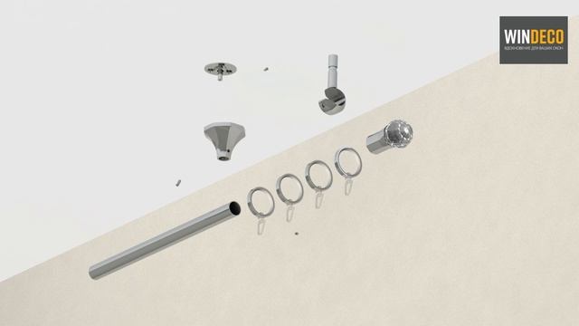 Монтаж однорядного потолочного карниза Селена смотреть онлайн