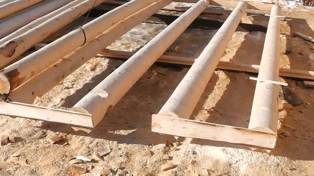 Фронтоны. Завершение сруба бани. смотреть онлайн