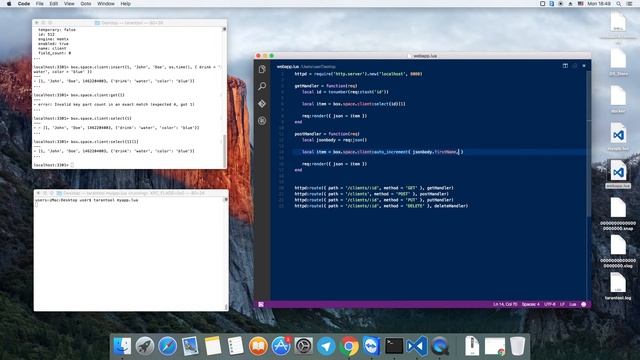 Tarantool web service туториал смотреть онлайн
