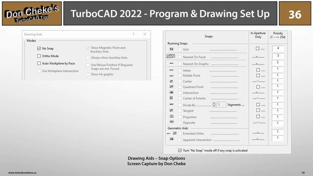Don Cheke's TurboCAD Tip #36 - TurboCAD 2022 Program & Drawing Set Up смотреть онлайн