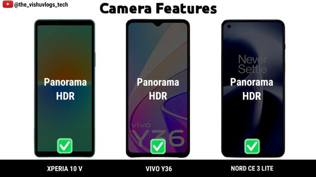 Sony Xperia 10 V Vs Vivo Y36 5G Vs OnePlus Nord CE 3 Lite || Comparison Video || Price & Review 2023