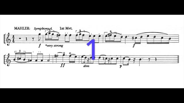 ORCHESTRAL EXCERPT for FRENCH HORN 46: Mahler. Sympnony 4 смотреть онлайн