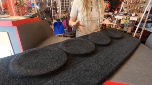 Полка акустическая задняя на 2121, 21213, 21214, Ниву Урбан под овалы 4 6*9.