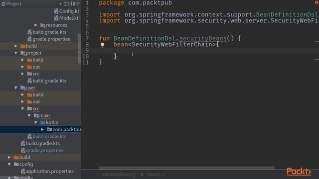 Full Stack Kotlin Development : Configuring Spring Security | packtpub.com смотреть онлайн