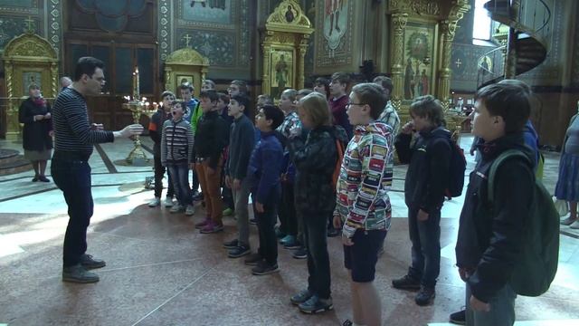 "Херувимская" в Спасо-Преображенском соборе Николо-Угрешского монастыря смотреть онлайн