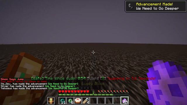 Minecraft 4-Way Deathswap With Lucky Blocks... смотреть онлайн