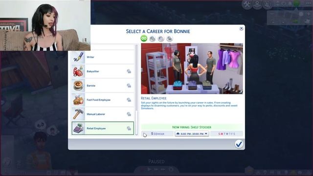 Emo Girl Plays Cottage Living//The Sims 4 #2 смотреть онлайн