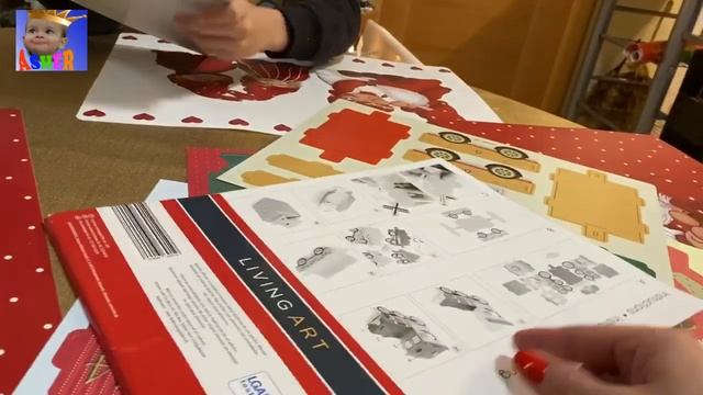 Как сделать адвент календарь для ребенка Advent calendar Поезд Calendario de advento Living Art Ald смотреть онлайн