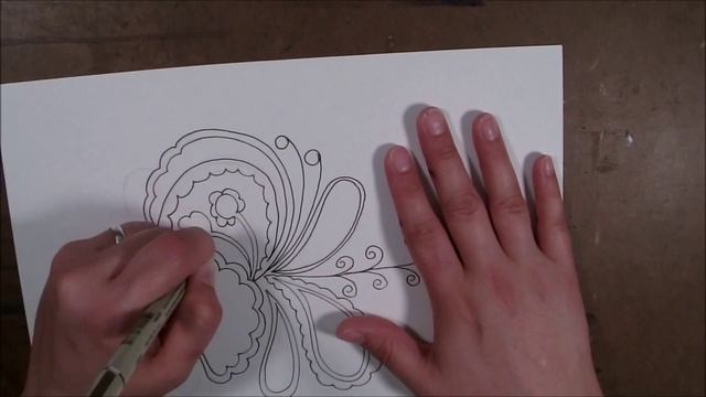 Zentangle Tutorial смотреть онлайн