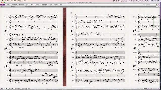 1861 Trio for Tenor Recorder and Two Guitars смотреть онлайн