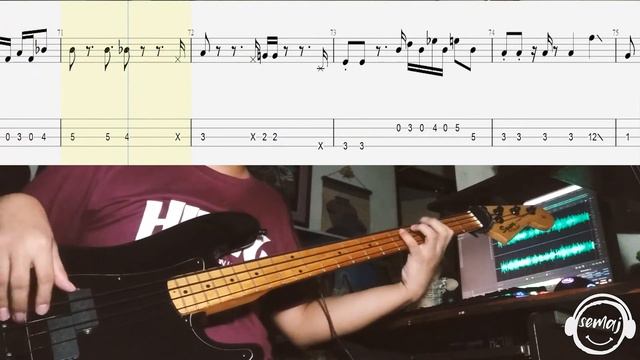 Miki Matsubara - Stay With Me | 真夜中のドア (Bass Cover w/ TABS) смотреть онлайн