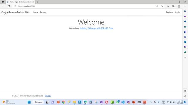 Online Resume Builder Project in ASP.NET CORE 7.0 | Getting Started with scratch project Day-1 смотреть онлайн