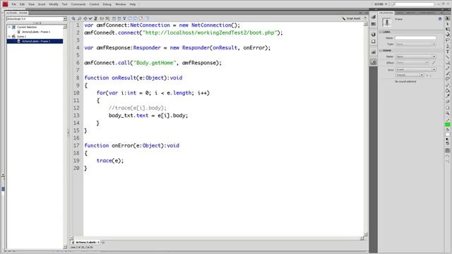 Zend AMF w/ Flash Professional смотреть онлайн
