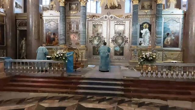 ВСЕНОЩНОЕ БДЕНИЕ в Казанском кафедральном соборе С-Петербурга (2021.07.20) 18.00