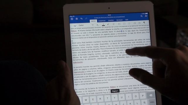 Microsoft Word para iPad смотреть онлайн