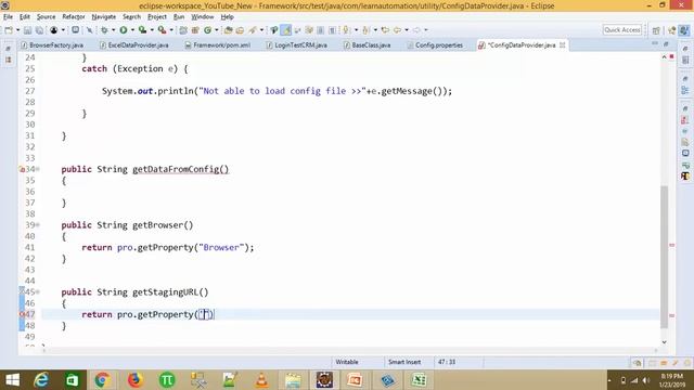 Selenium Automation Framework- Create Data Provider and Custom Libraries смотреть онлайн
