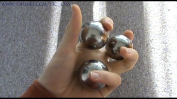 Baoding balls, how to #8 - 3 balls, chinese stress balls