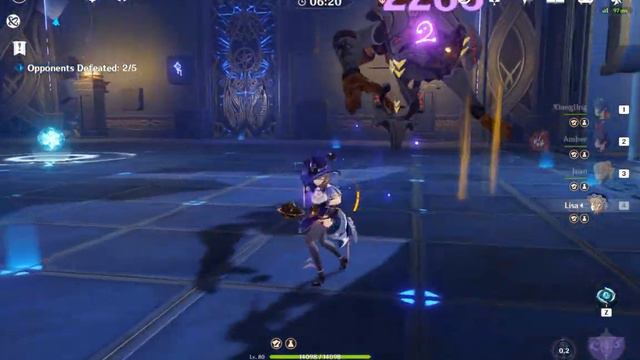 genshin impact lisa & jean domain of guyun смотреть онлайн