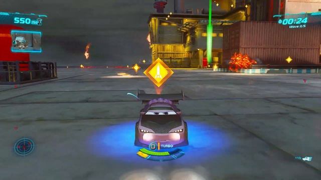 Cars 2 The Video Game | Boost - Hunter Mode (Missiles) | Oil Rig Arena смотреть онлайн