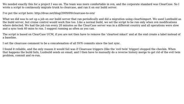 SVN to Clearcase Export (7 Solutions!!) смотреть онлайн