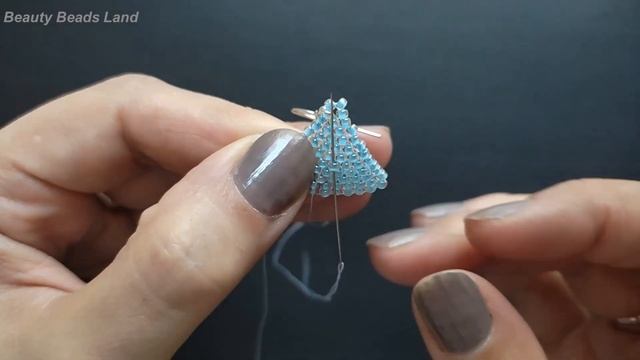 Seed bead flower earrings tutorial, diy bead earrings for beginners смотреть онлайн