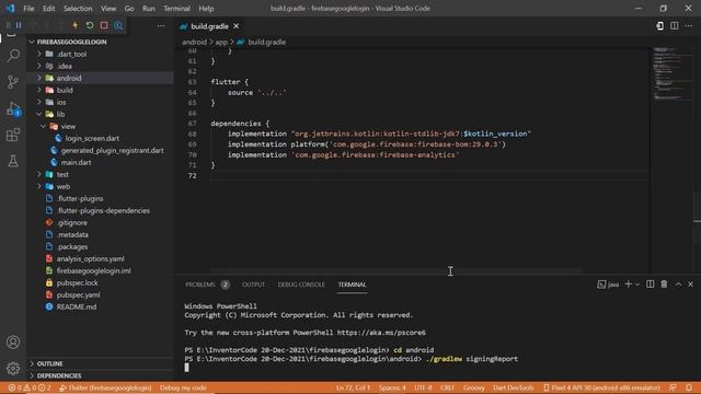 Google SignIn With Firebase Auth Flutter Tutorial || In Hindi | Firebase | Google Sign In || Flutte смотреть онлайн