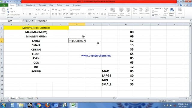 10 Most important functions in excel-2010 смотреть онлайн
