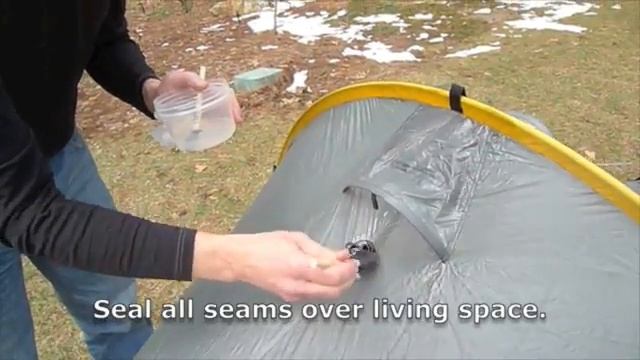 How To Seam Seal Your Tarptent
