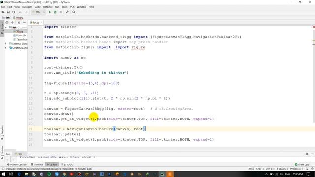Tkinter Python GUI Tutorial For Beginners - How to embed Matplotlib graph to Tkinter GUI смотреть онлайн