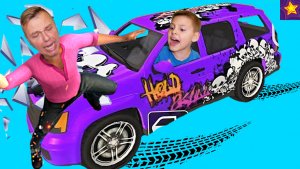 ЕДЕМ Через СТЕКЛА на Мощной МАШИНЕ !!! Проедет ли ИГОРЬ все ТРАМПЛИНЫ