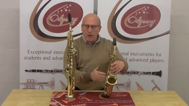 Odyssey Premiere OSS600 & OSS650C Bb Soprano Saxophones смотреть онлайн