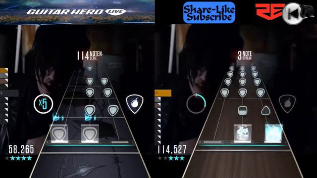 Guitar Hero LIVE - In the End - Noob vs Pro [PS4] смотреть онлайн