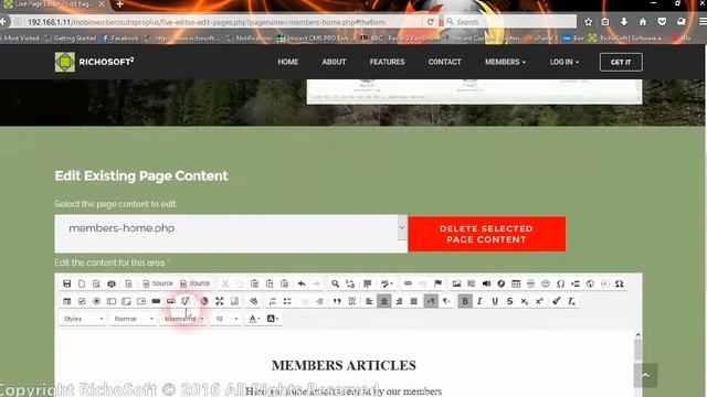 Editing Member Pages and CMS Pages in PRO PLUS Subscription Template for Mobirise смотреть онлайн