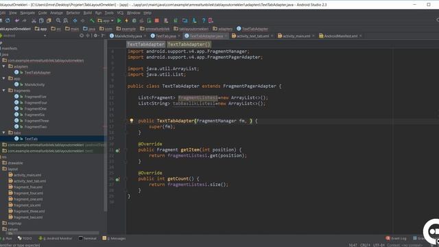 35 Tablayout ve Text ile Tab Örneği | Android Material Design Eğitim Seti смотреть онлайн