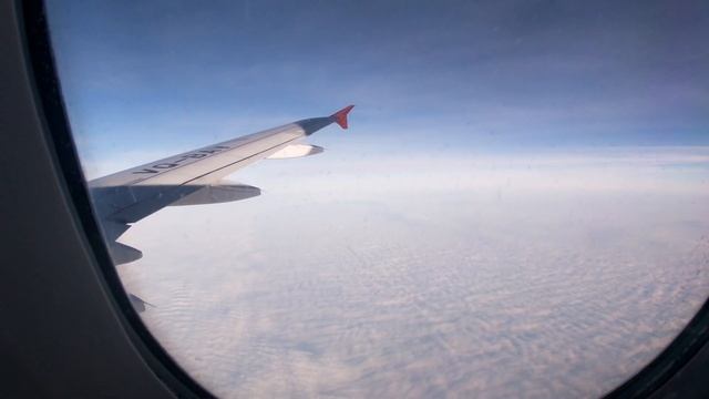 Airbus A319 Rossiya Airlines(VQ-BAV)/Самара(KUF) - Санкт-Петербург(LED)/Красивый взлёт из Курумоча