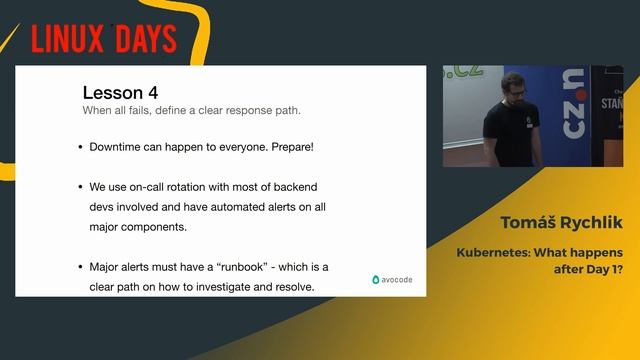 LinuxDays 2019 - Kubernetes: What happens after Day 1? - Tomáš Rychlik смотреть онлайн