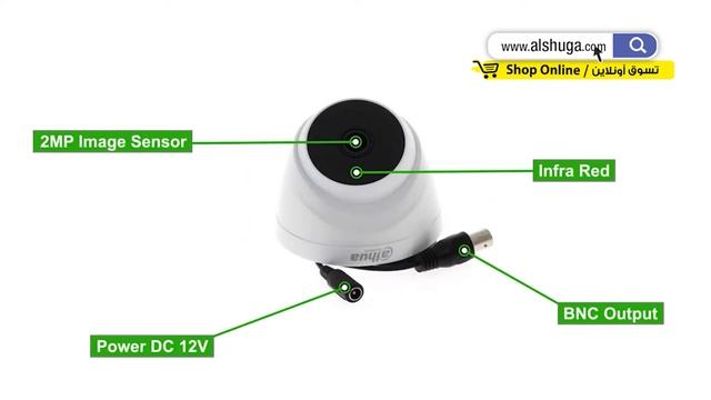 HDCVI 2MP IR Camera Dahua HAC-T1A21 смотреть онлайн